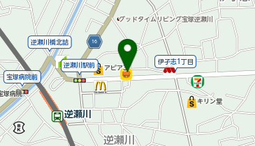本家かまどや 逆瀬川店の地図画像