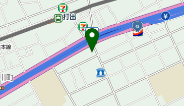 本家かまどや 打出店の地図画像