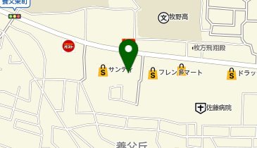 本家かまどや 牧野高校前店の地図画像