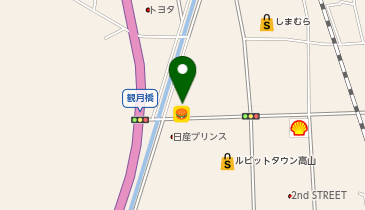 本家かまどや 高山店の地図画像