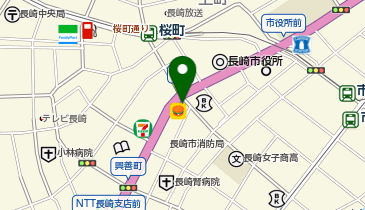 本家かまどや 長崎市役所前店の地図画像