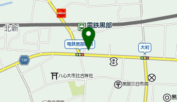 本家かまどや 黒部店の地図画像