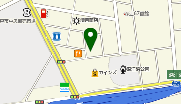 本家かまどや 深江浜店の地図画像