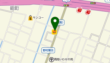 本家かまどや 高岡野村店の地図画像