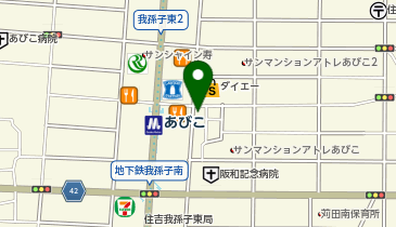本家かまどや あびこ店の地図画像