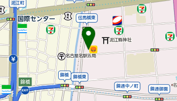 本家かまどや 錦一丁目店の地図画像