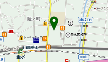 本家かまどや レバンテ垂水店の地図画像