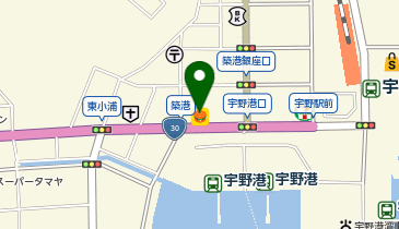 本家かまどや ハーバー宇野店の地図画像