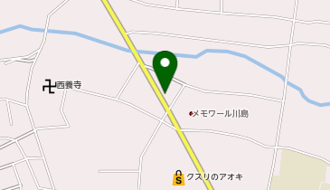 本家かまどや 川島店の地図画像