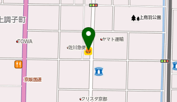 本家かまどや 上鳥羽角田店の地図画像