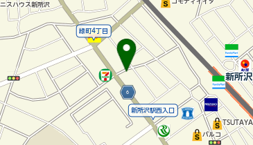 本家かまどや 新所沢店の地図画像