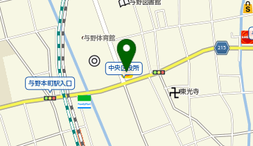 本家かまどや 中央区役所前店の地図画像