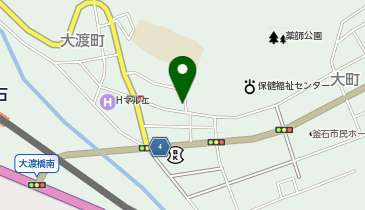 本家かまどや 大渡店の地図画像