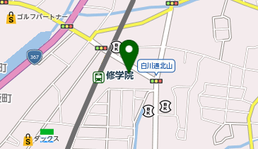 本家かまどや 修学院店の地図画像