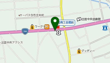 本家かまどや 出雲東店の地図画像