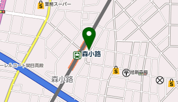 本家かまどや 森小路駅前店の地図画像