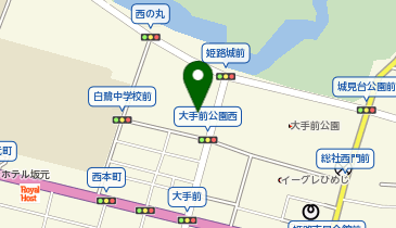 本家かまどや 姫路城前店の地図画像