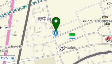 本家かまどや 木川西店の地図画像