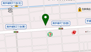 本家かまどや 手城店の地図画像
