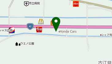 本家かまどや 古江見店の地図画像