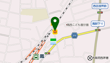 本家かまどや 鳳駅前店の地図画像