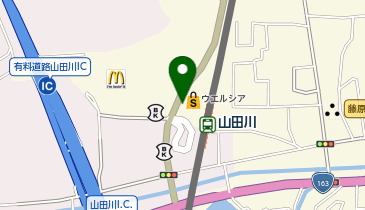 本家かまどや 山田川店の地図画像