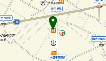 まいどおおきに食堂 まいどおおきに食堂守谷百合ケ丘食堂の地図画像