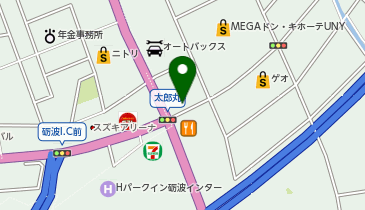 まいどおおきに食堂 まいどおおきに食堂となみ食堂の地図画像