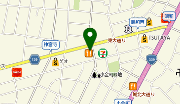 まいどおおきに食堂 まいどおおきに食堂金沢神宮寺食堂の地図画像