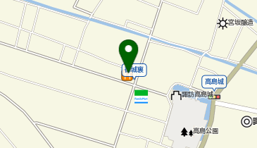 まいどおおきに食堂 まいどおおきに食堂高島城食堂の地図画像