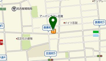 まいどおおきに食堂 名古屋黒川食堂の地図画像