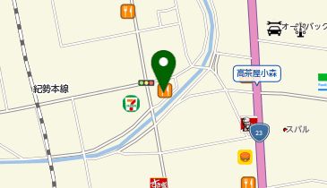 まいどおおきに食堂 まいどおおきに食堂津高茶屋食堂の地図画像