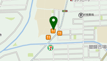 まいどおおきに食堂 まいどおおきに食堂京都伏見食堂の地図画像