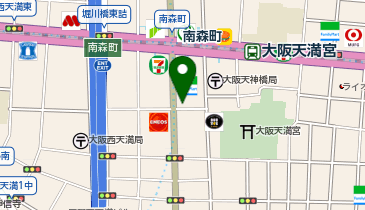 まいどおおきに食堂 まいどおおきに食堂森町食堂の地図画像