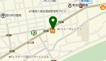 まいどおおきに食堂 木川東食堂の地図画像