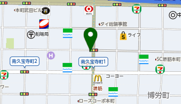 まいどおおきに食堂 まいどおおきに食堂北久宝寺食堂の地図画像