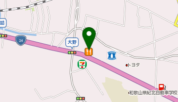 まいどおおきに食堂 まいどおおきに食堂和歌山橋本食堂の地図画像