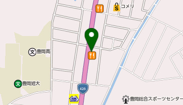 まいどおおきに食堂 まいどおおきに食堂豊岡戸牧食堂の地図画像