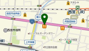 まいどおおきに食堂 まいどおおきに食堂西宮食堂の地図画像