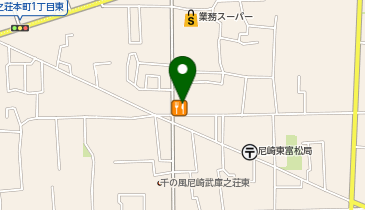 まいどおおきに食堂 まいどおおきに食堂尼崎富松町食堂の地図画像