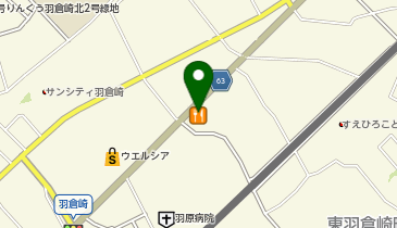 まいどおおきに食堂 まいどおおきに食堂羽倉崎食堂の地図画像