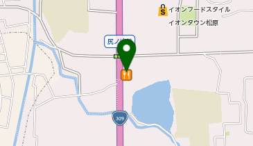 まいどおおきに食堂 まいどおおきに食堂松原新堂食堂の地図画像