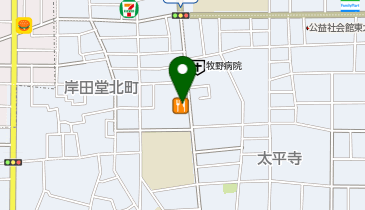 まいどおおきに食堂 まいどおおきに食堂東大阪寺前食堂の地図画像