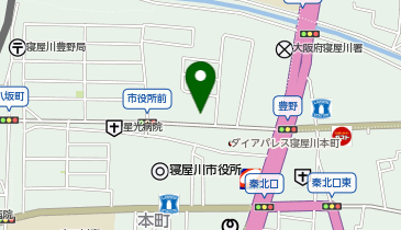 まいどおおきに食堂 まいどおおきに食堂寝屋川食堂の地図画像