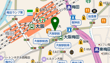 さち福や本さち福や 大丸梅田店の地図画像