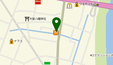 まいどおおきに食堂 まいどおおきに食堂宮崎大塚食堂の地図画像