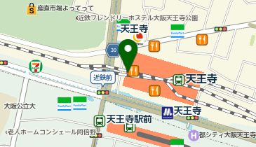 さち福やCAFE 天王寺ミオプラザ館店の地図画像