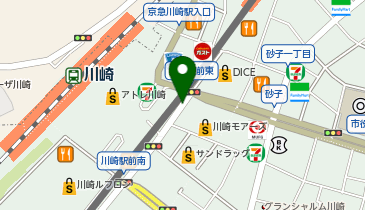 さち福や川崎アゼリア店の地図画像