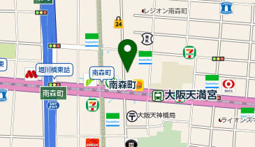 まいどおおきに食堂 堺銀しゃりゲコ亭 じゅうじゅう屋 天神橋2丁目食堂の地図画像