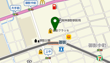 さち福や御影クラッセ店の地図画像